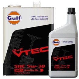 Gulf VTEC  5W30　ガルフ ヴイテック　4L×3缶
