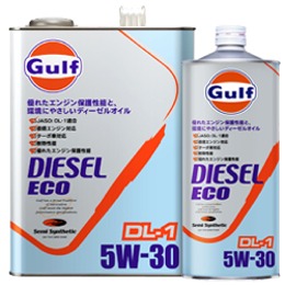 Gulf DIESEL ECO   DL-1 5W-30 　4L×6缶
